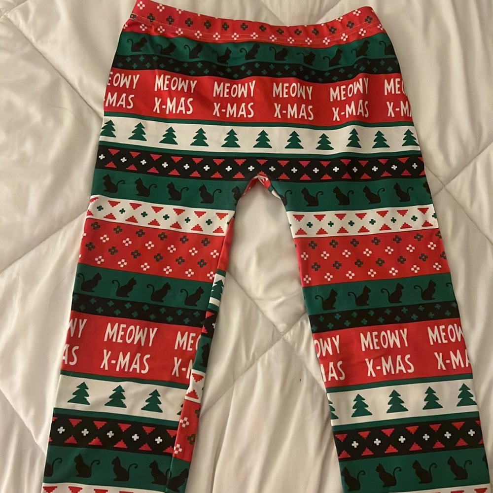 Meowy X-Mas leggings